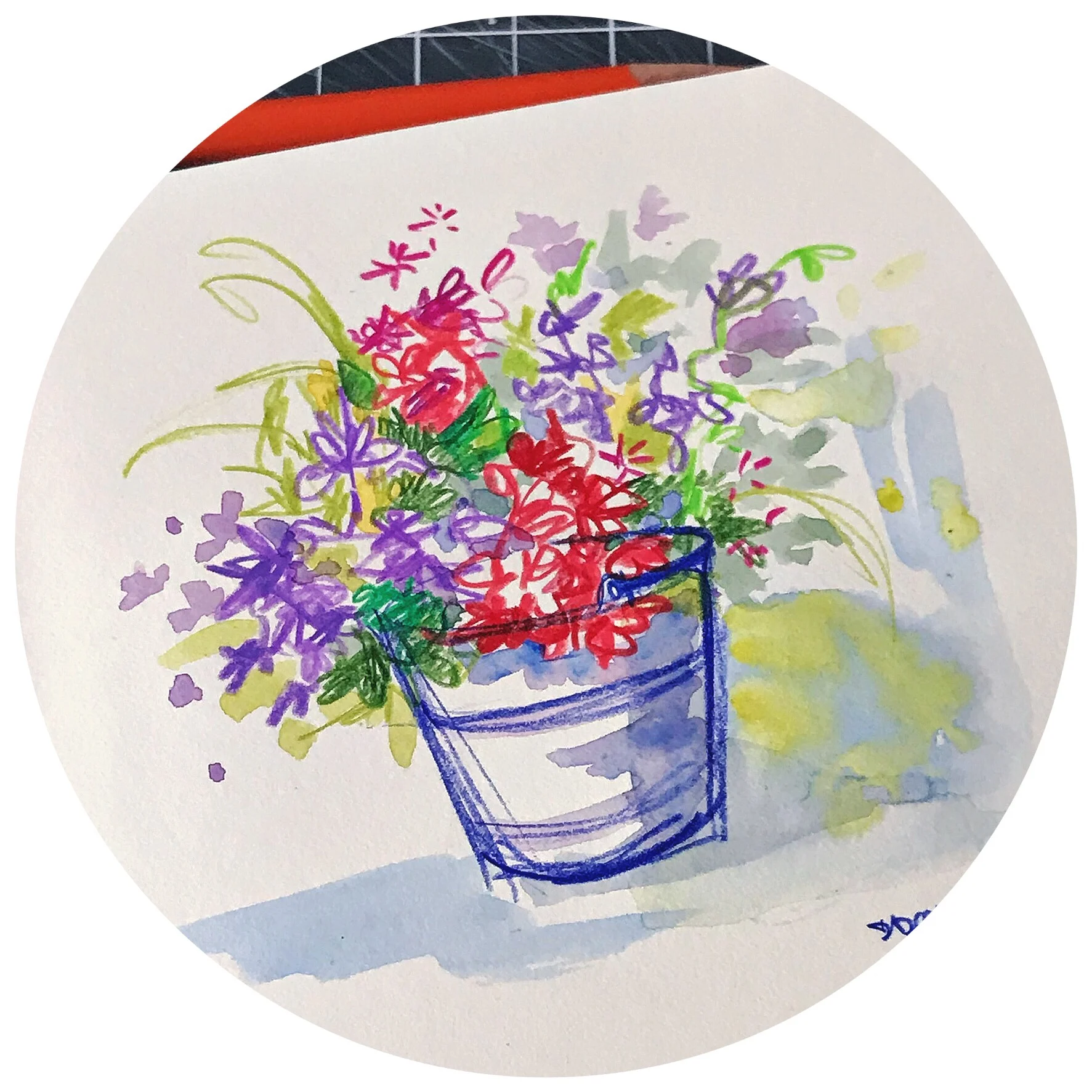 Bucket list. Tu peux mettre des fleurs dedans, c’est dejà suffisant.