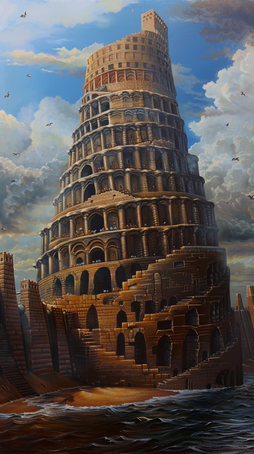 delphine2_The_Tower_of_Babel_for_tea._Hyperrealistic._Summer__8ec210fd-170e-46d0-9093-1c6ed17a3afd_1.png