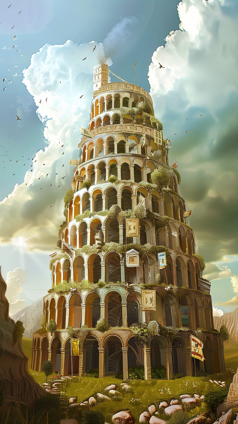 delphine2_The_Tower_of_Babel_for_tea._Hyperrealistic._Summer__8ec210fd-170e-46d0-9093-1c6ed17a3afd_0.png