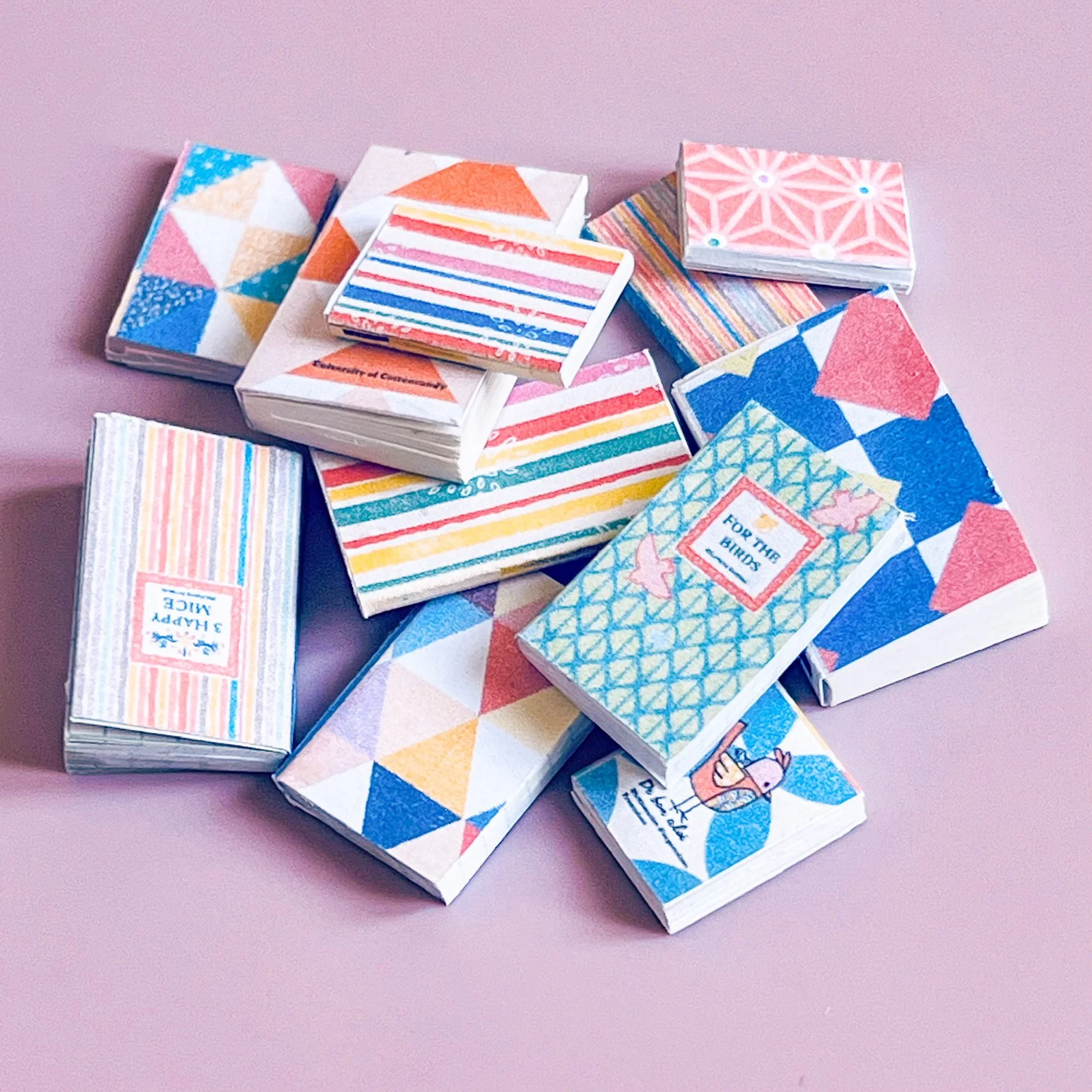 Printable Miniature Book Covers 
