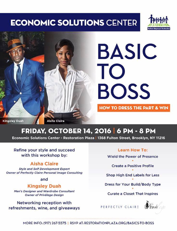 Basic to Boss Style Seminar.