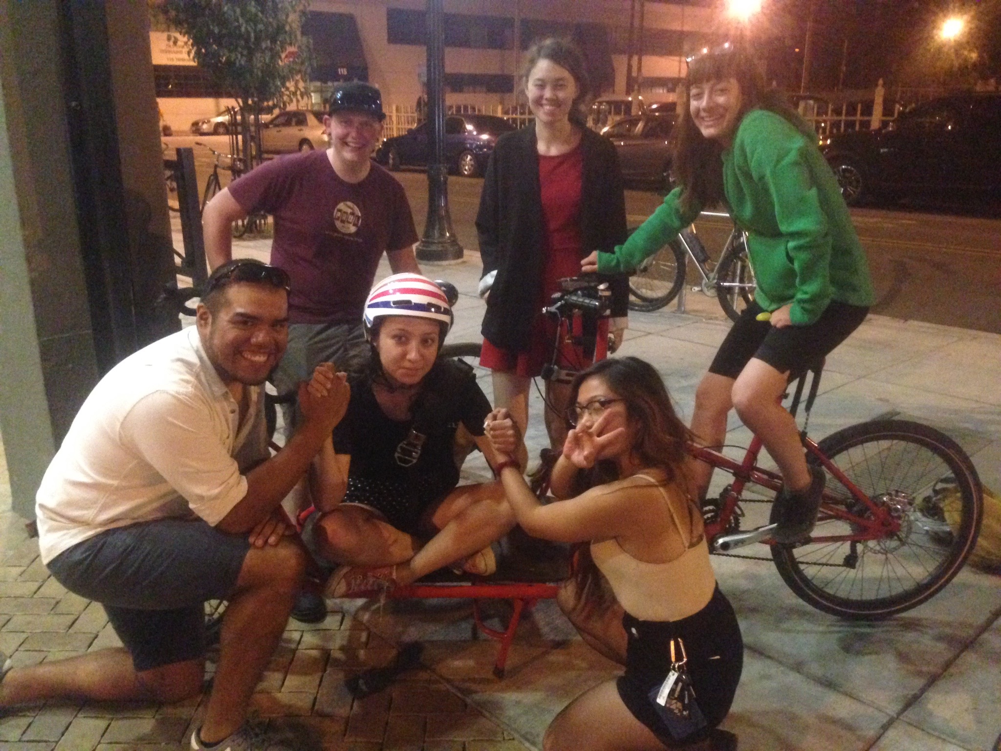 Clockwise from top left: Doug Ballard, Amanda Muehlbauer, Jasmine Anenberg, Mess Rook(AKA Puppers), Stephanie Flores, Cain Ramirez