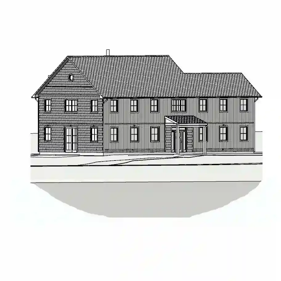 BCIN designer 3d model of a New 2 storey home construction