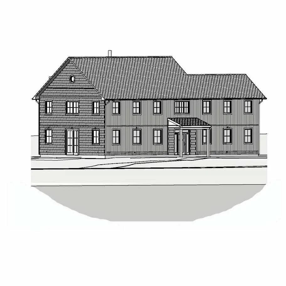 BCIN designer 3d model of a New 2 storey home construction