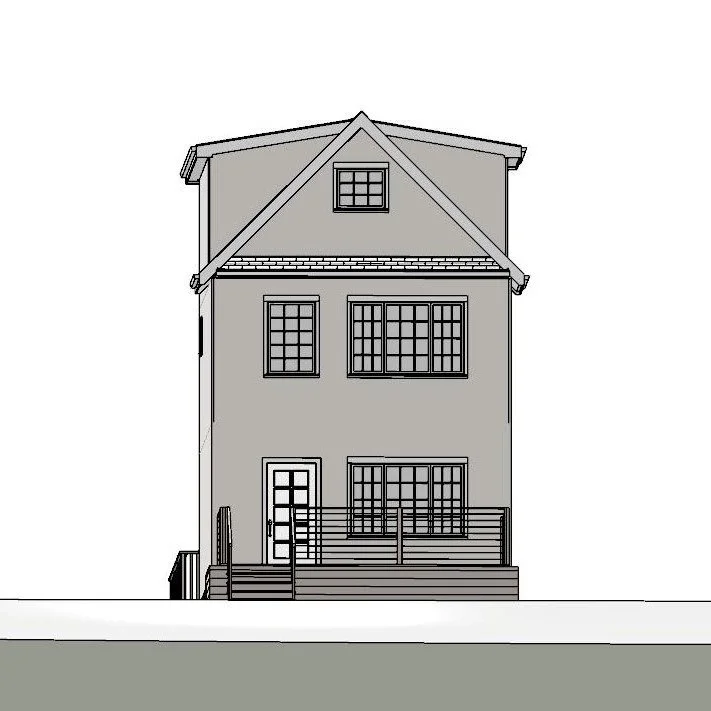 BCIN designer 3d model of a Third floor addition