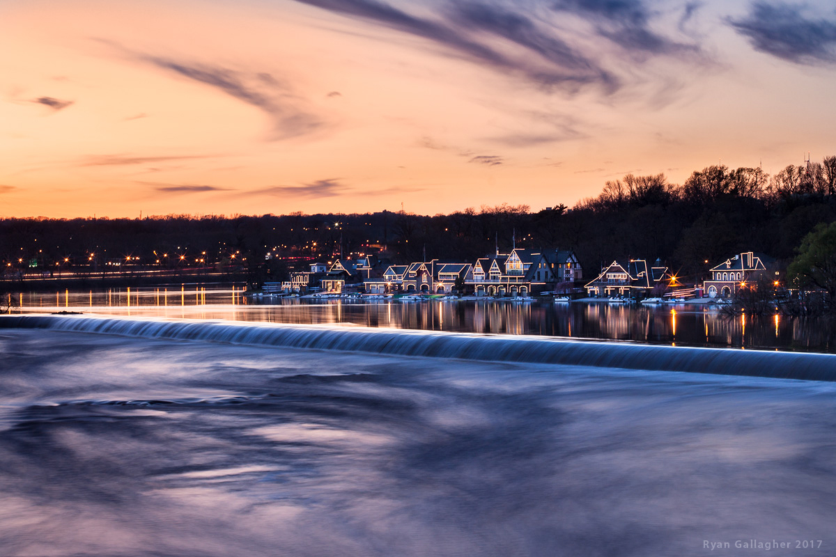 Sunset At Boathouse Row