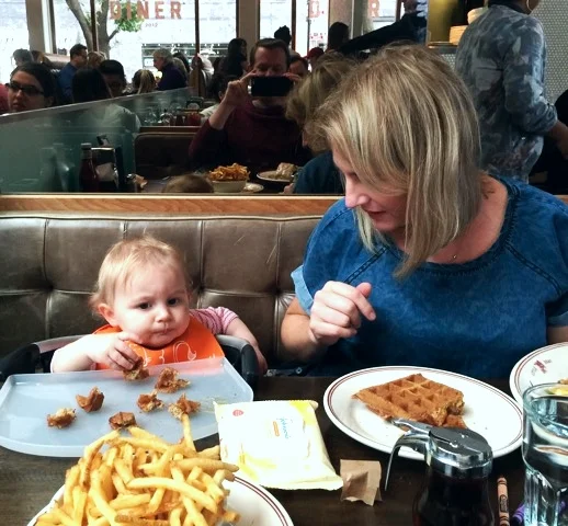 Tabby chowing down! 