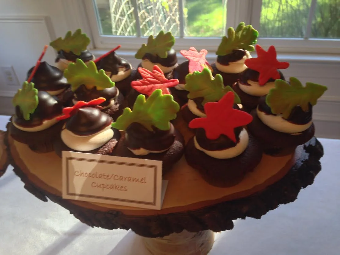 Fall Leaves cupcakes