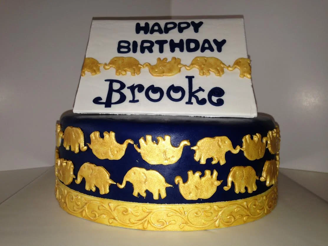 Favorite print birthday cake