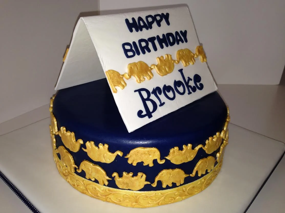 Favorite print birthday cake
