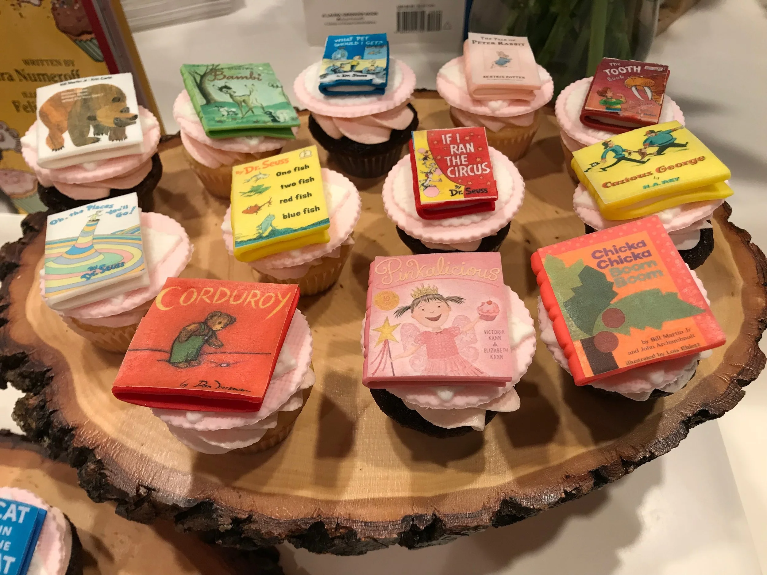 storybook baby shower cake