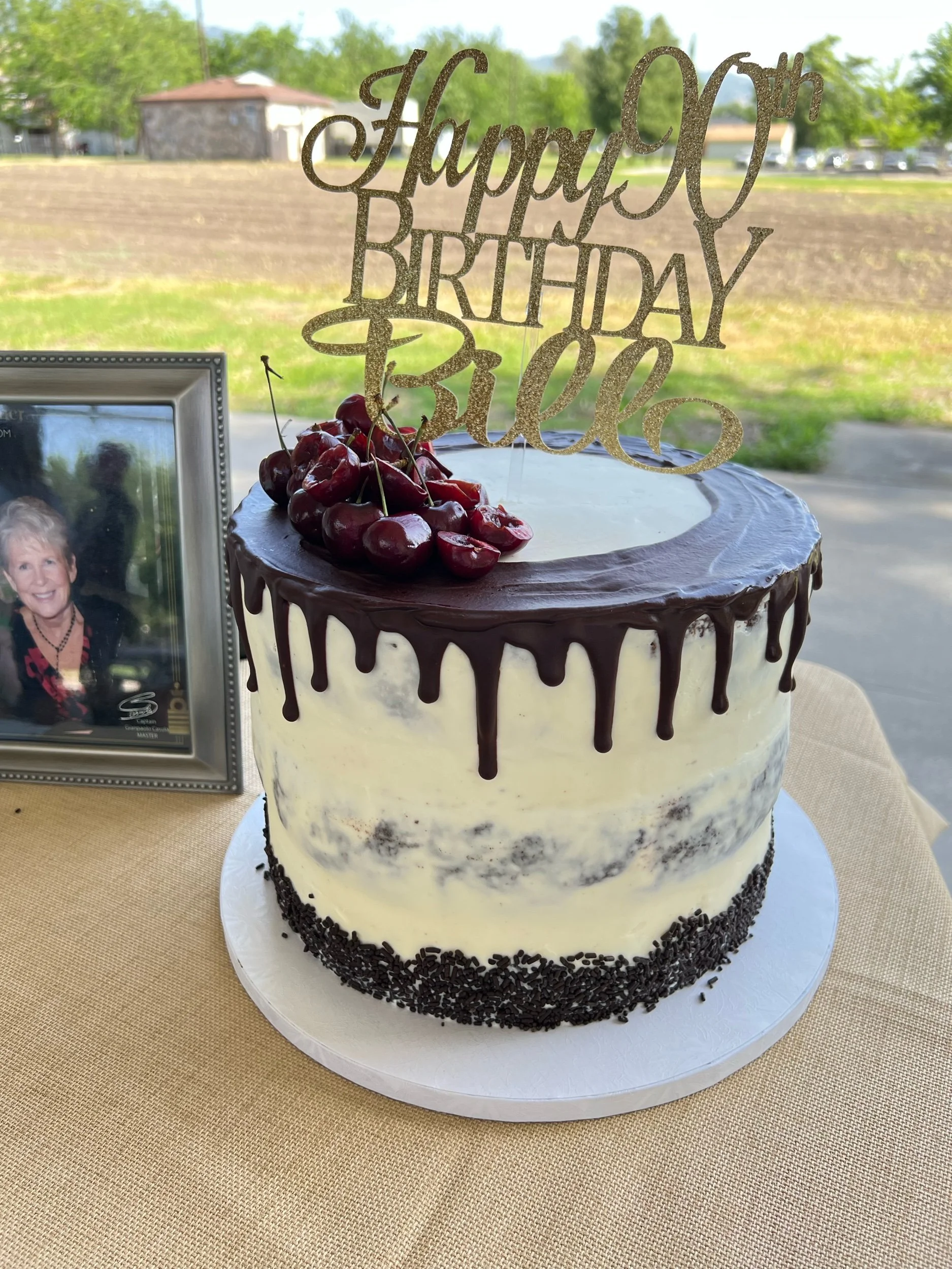 90th birthday cake