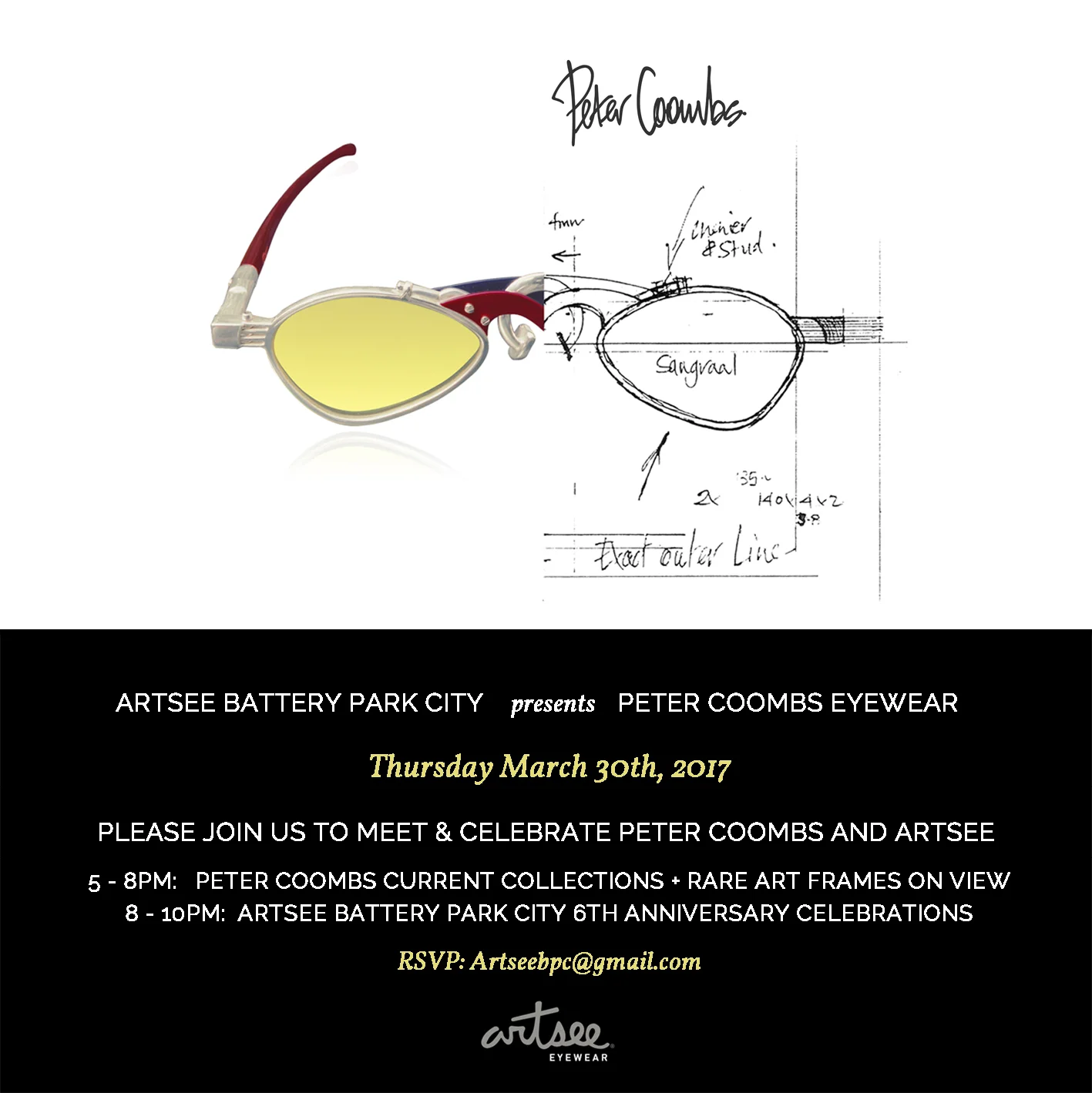 ARTSEE BPC Peter Coombs Launch & Archive Showing Thursday March 30th | 5 - 8pm