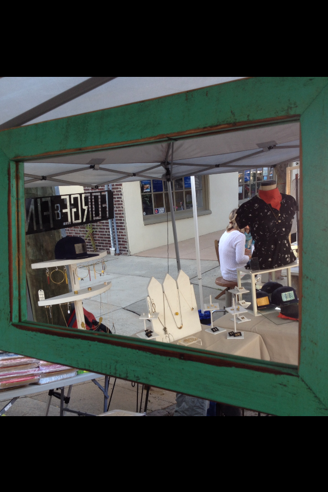  brand new mirror from our fellow vendor&nbsp; reclaimed crafts . thanks cassandra! 