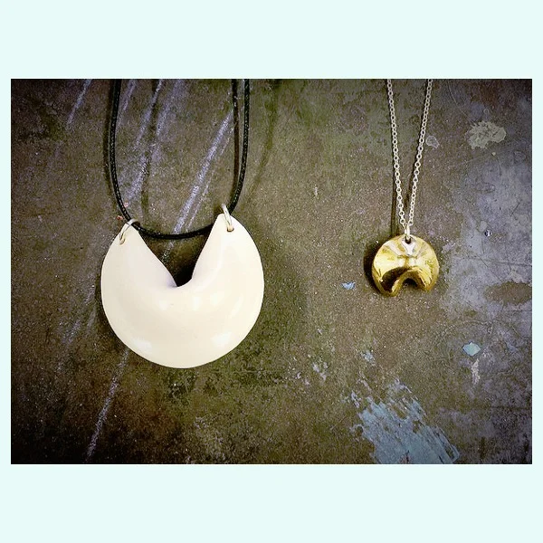 Annual ceramic Fortune Cookie necklace is here! Only available during the holiday season. Get yours while supplies last.