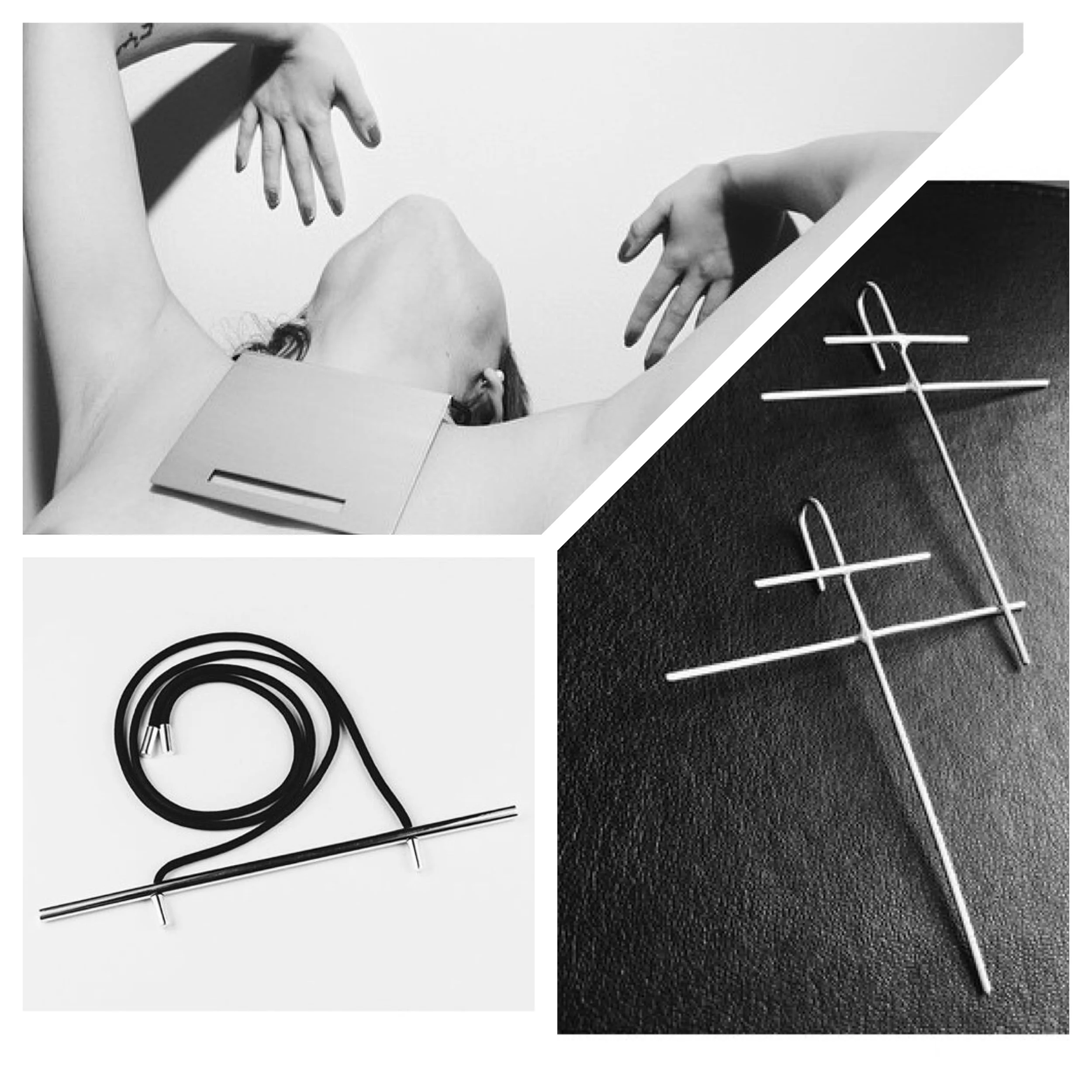 From top left: Emily Necklace | Lee Earrings | Creede Necklace |