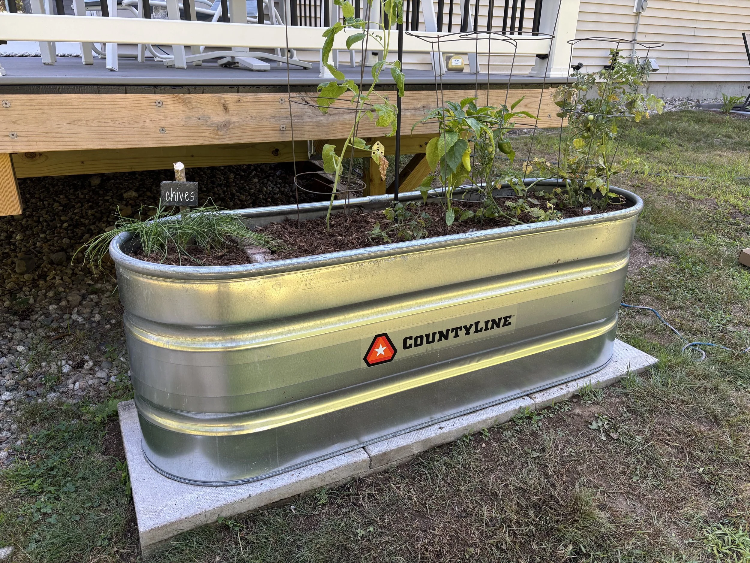 DIY Stock Tank Garden Planter