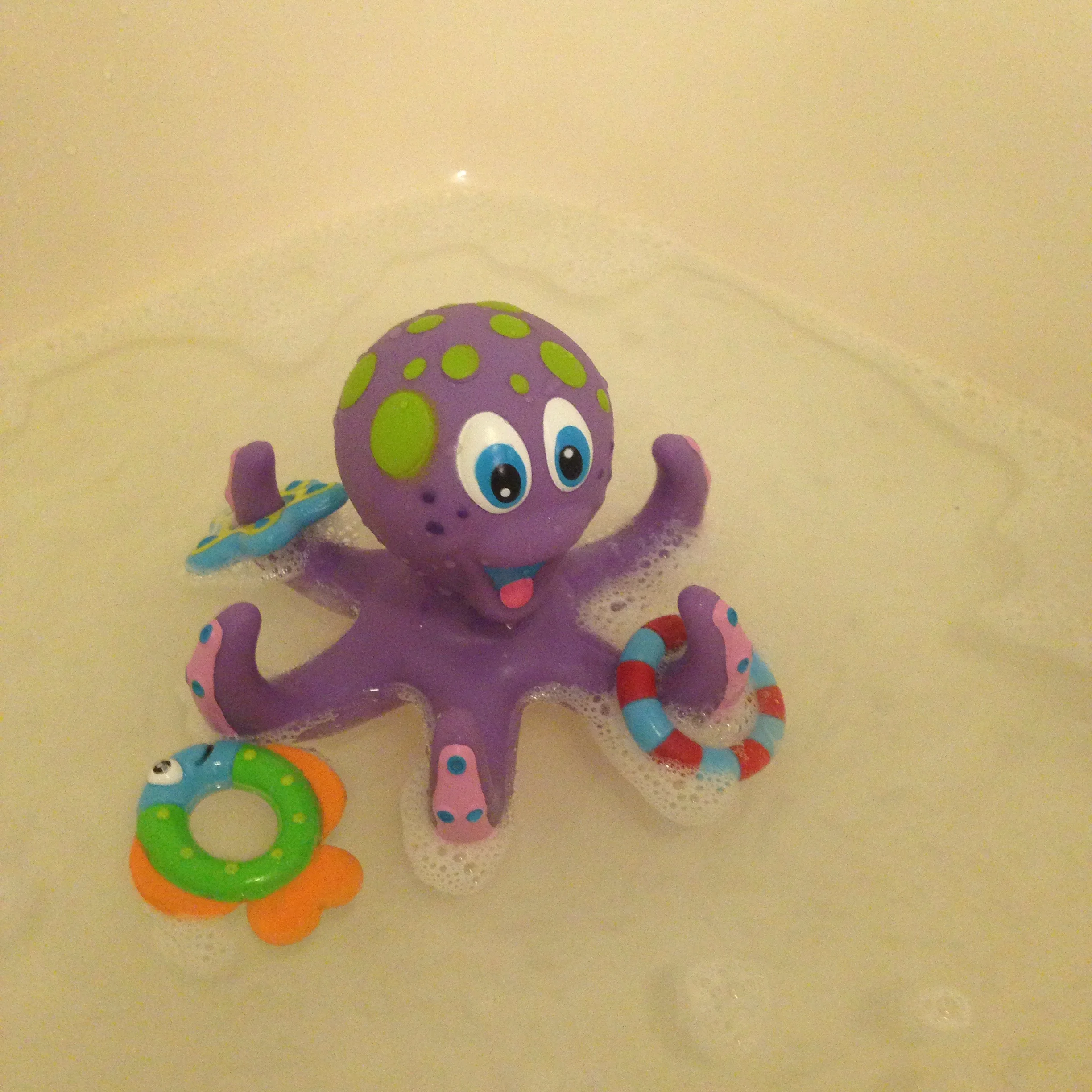 nuby octopus floating bath toy