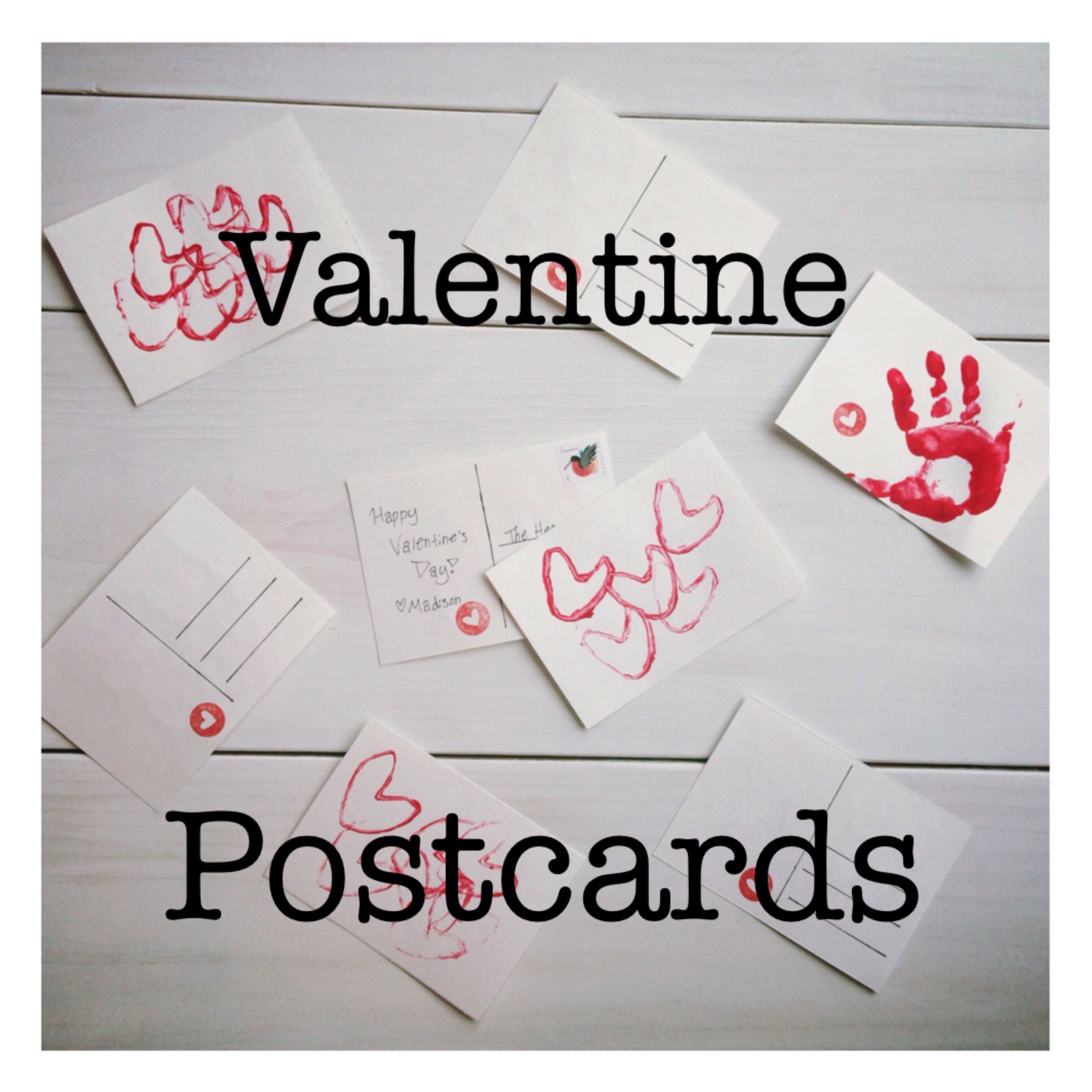 DIY Valentine Postcards - Perfect Project for Toddlers and Kids! —New  England Lifestyle, Motherhood, + DIY - Birch Landing Home