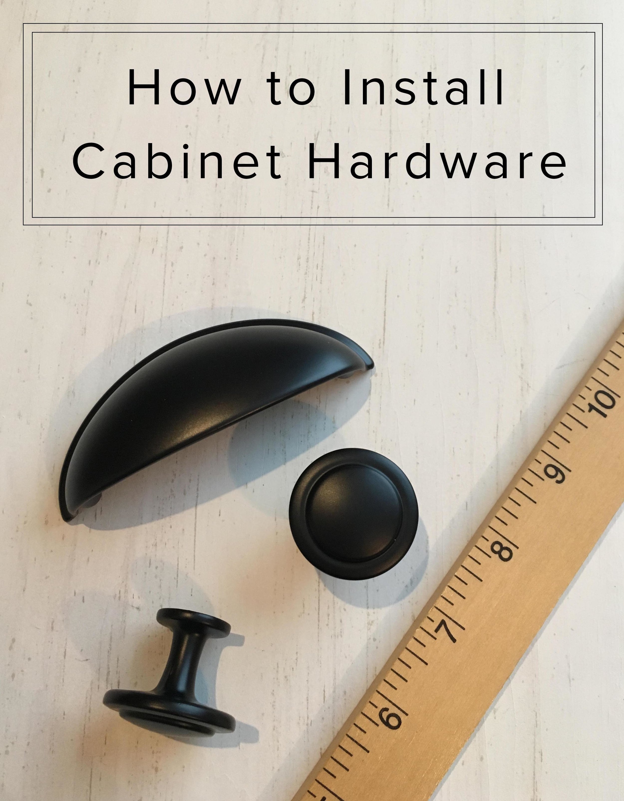 How To Install New Cabinet Hardware Giveaway New England