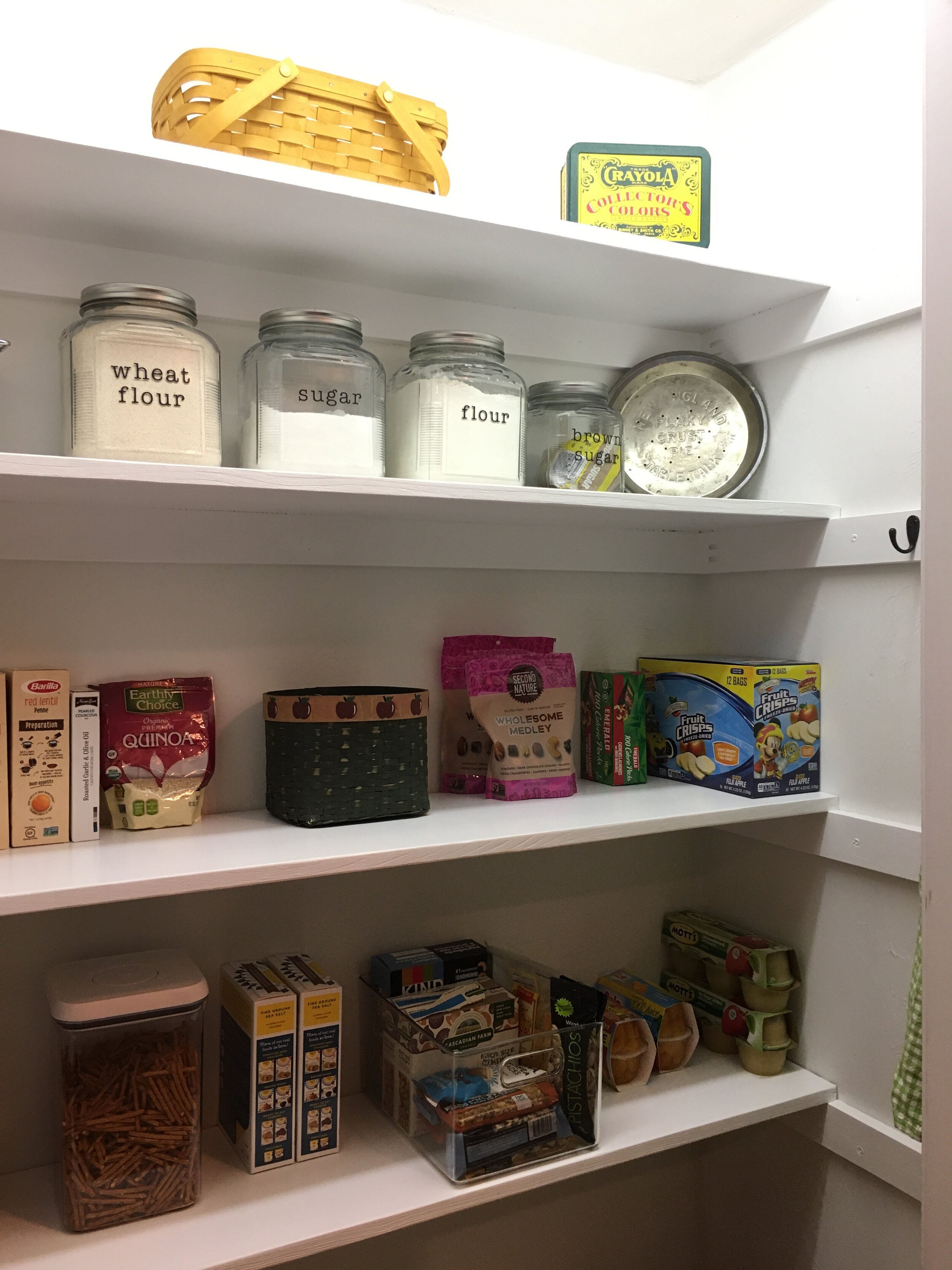 How we Turned a Coat Closet into a Functional, Organized Pantry