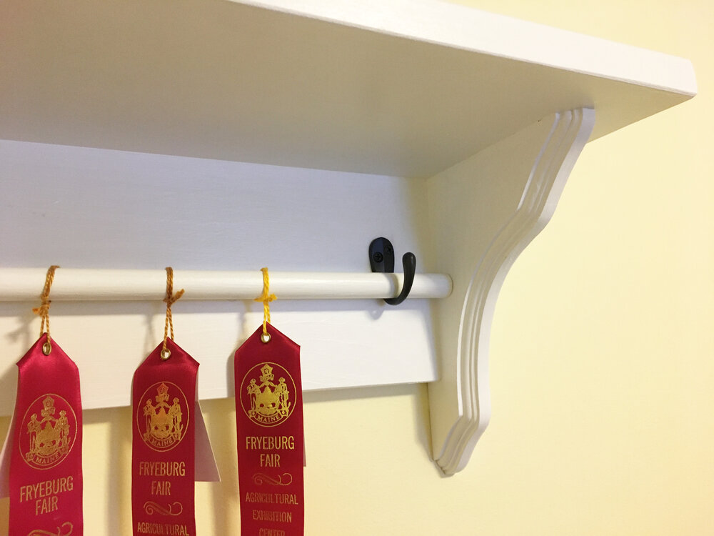 Invisible Award Ribbon Shelf