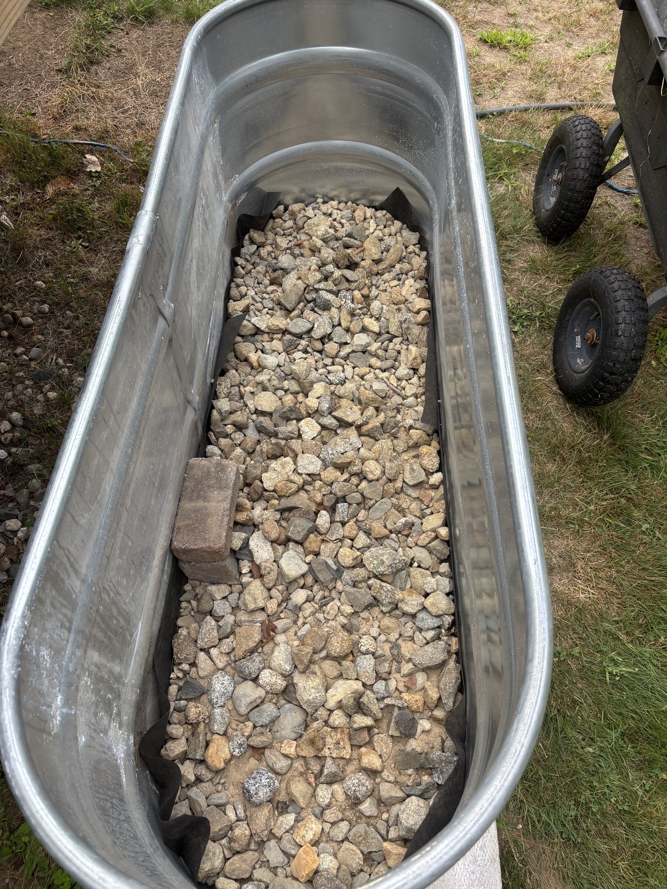 DIY Stock Tank Garden Planter