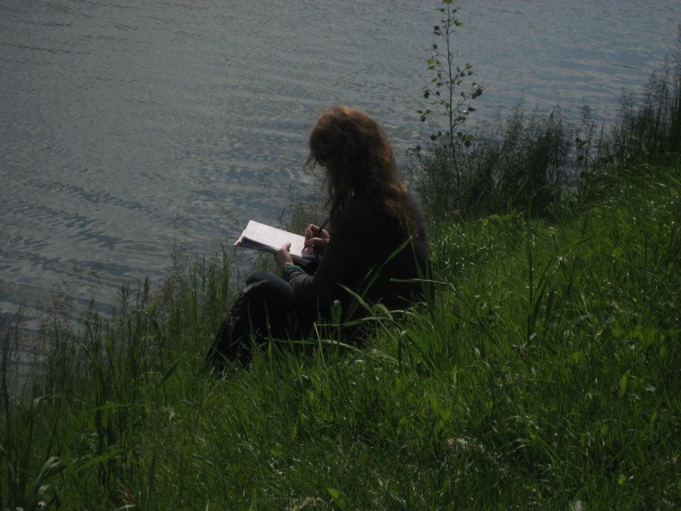 Writing beside the Garonne River