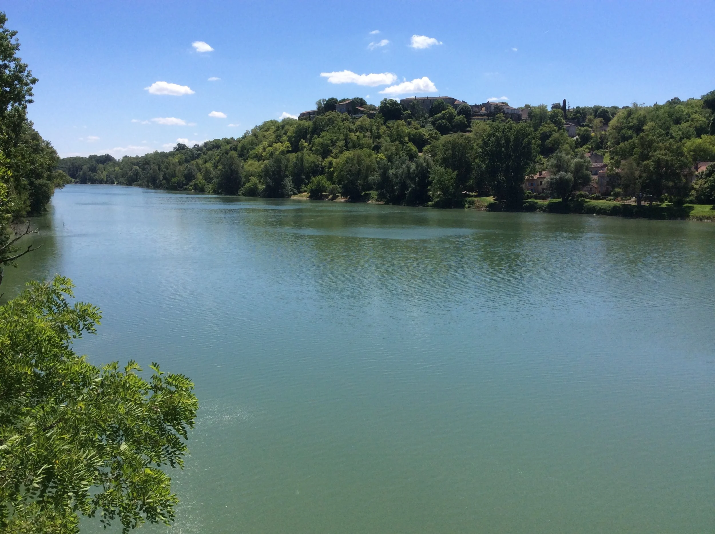 The Garonne River, Auvillar, France