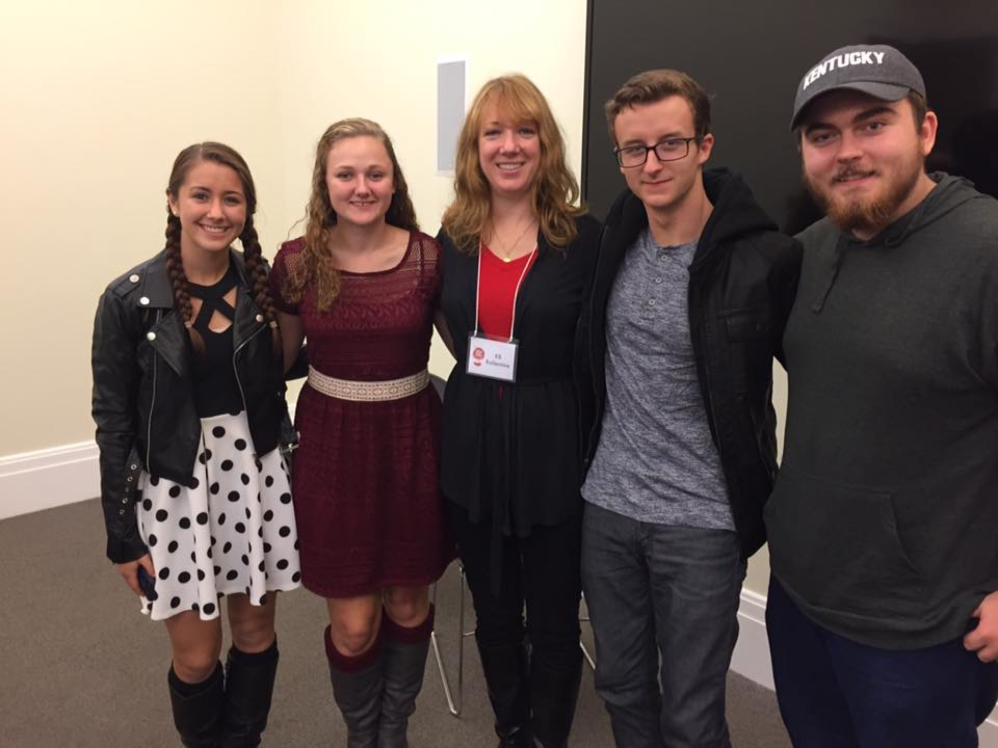 Southern Festival of Books with some supportive students