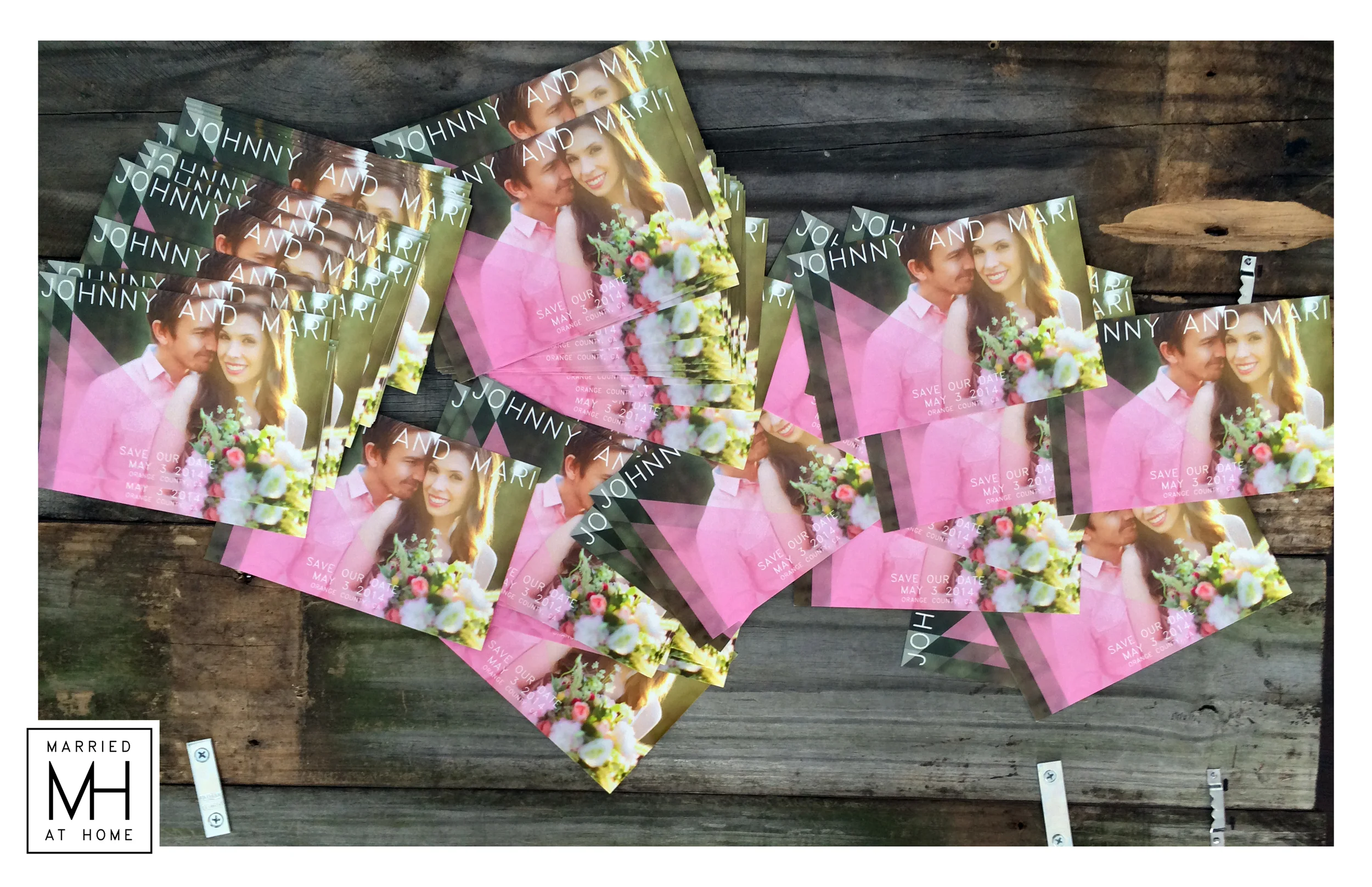 Wedding detail: our save-the-dates