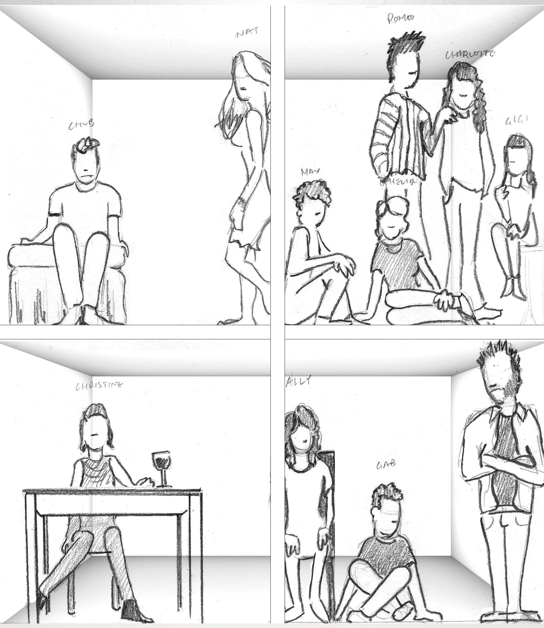  The original concept sketch from the agency. 