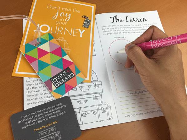 Use the Finding The Lessons In Your Journey workbook to record what you've learned and the scriptures that have encouraged you through tough times.