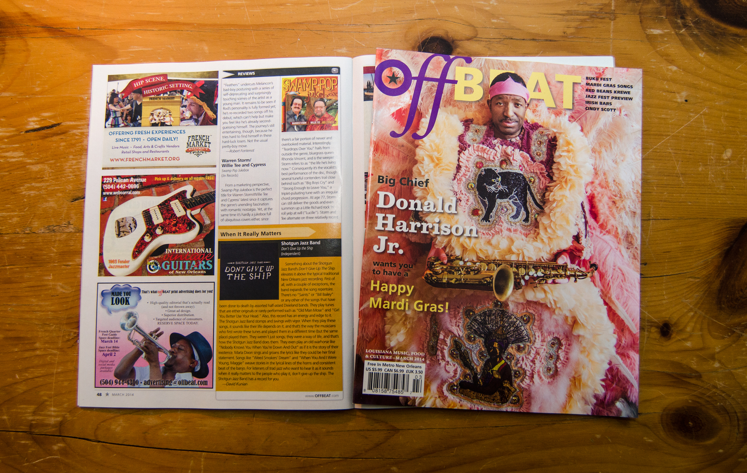 Offbeat Magazine, March 2014