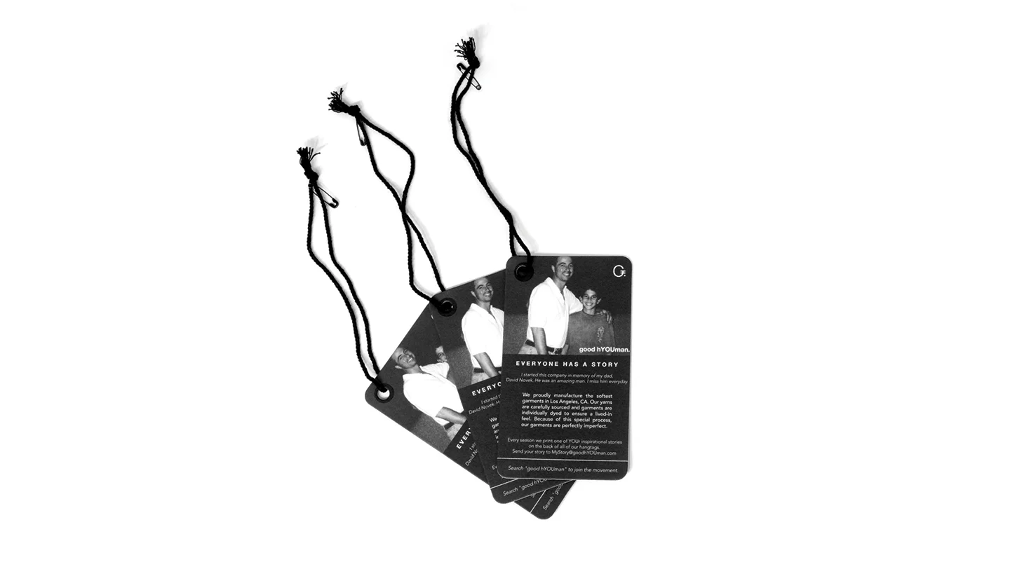 Good hYOUman Hang Tags