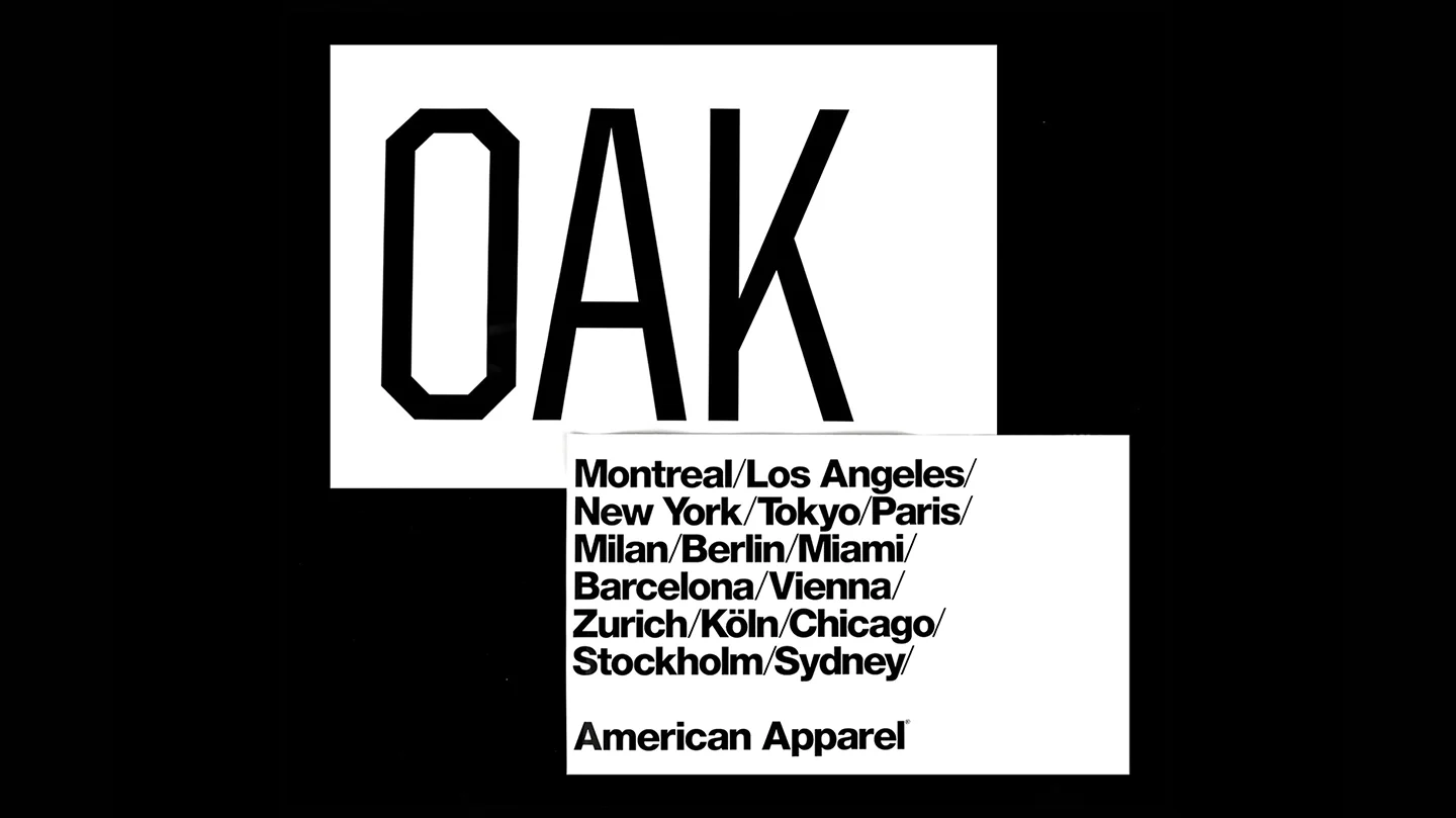 Oak & American Apparel Poly Mailers