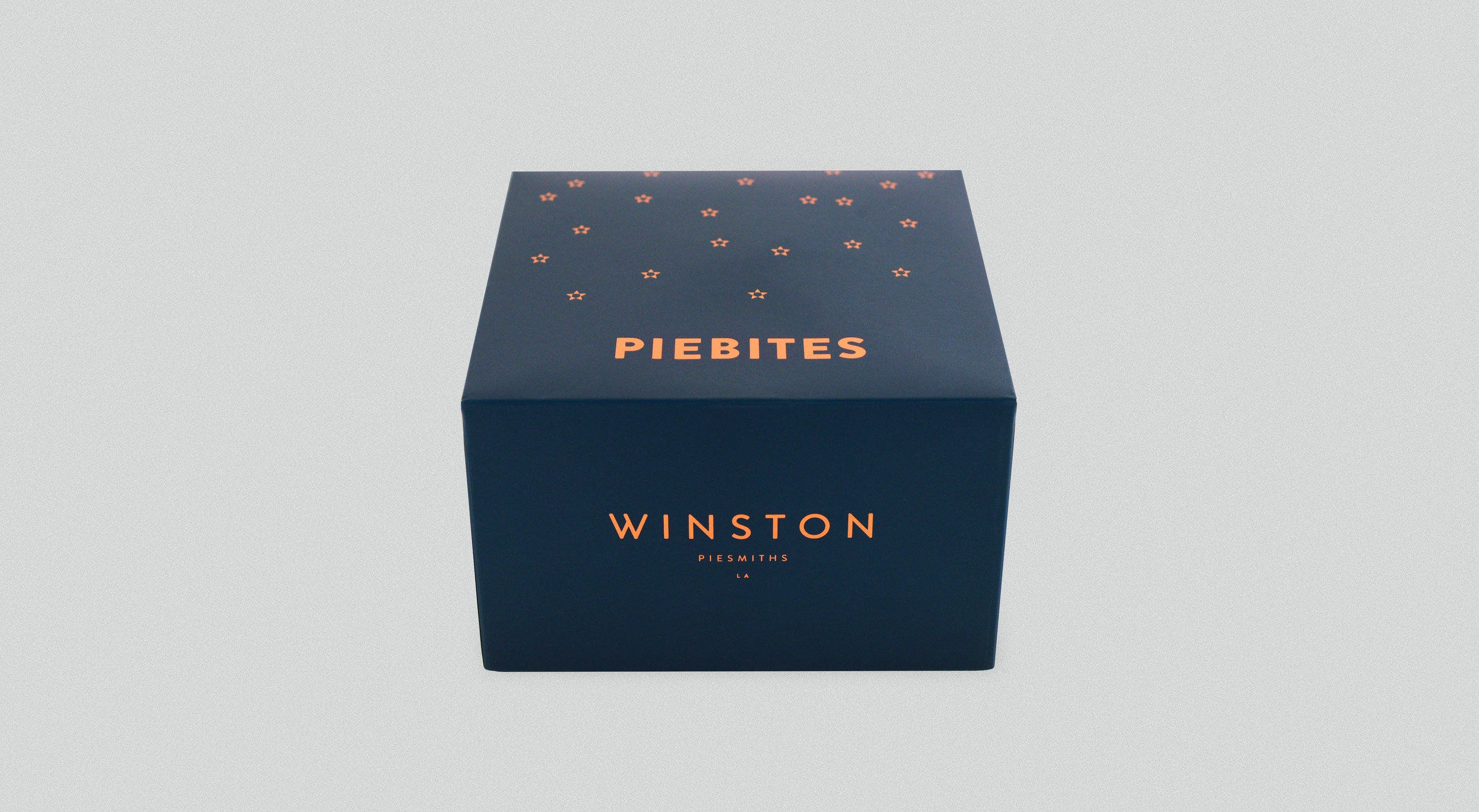 Winston Pies blue piebites box