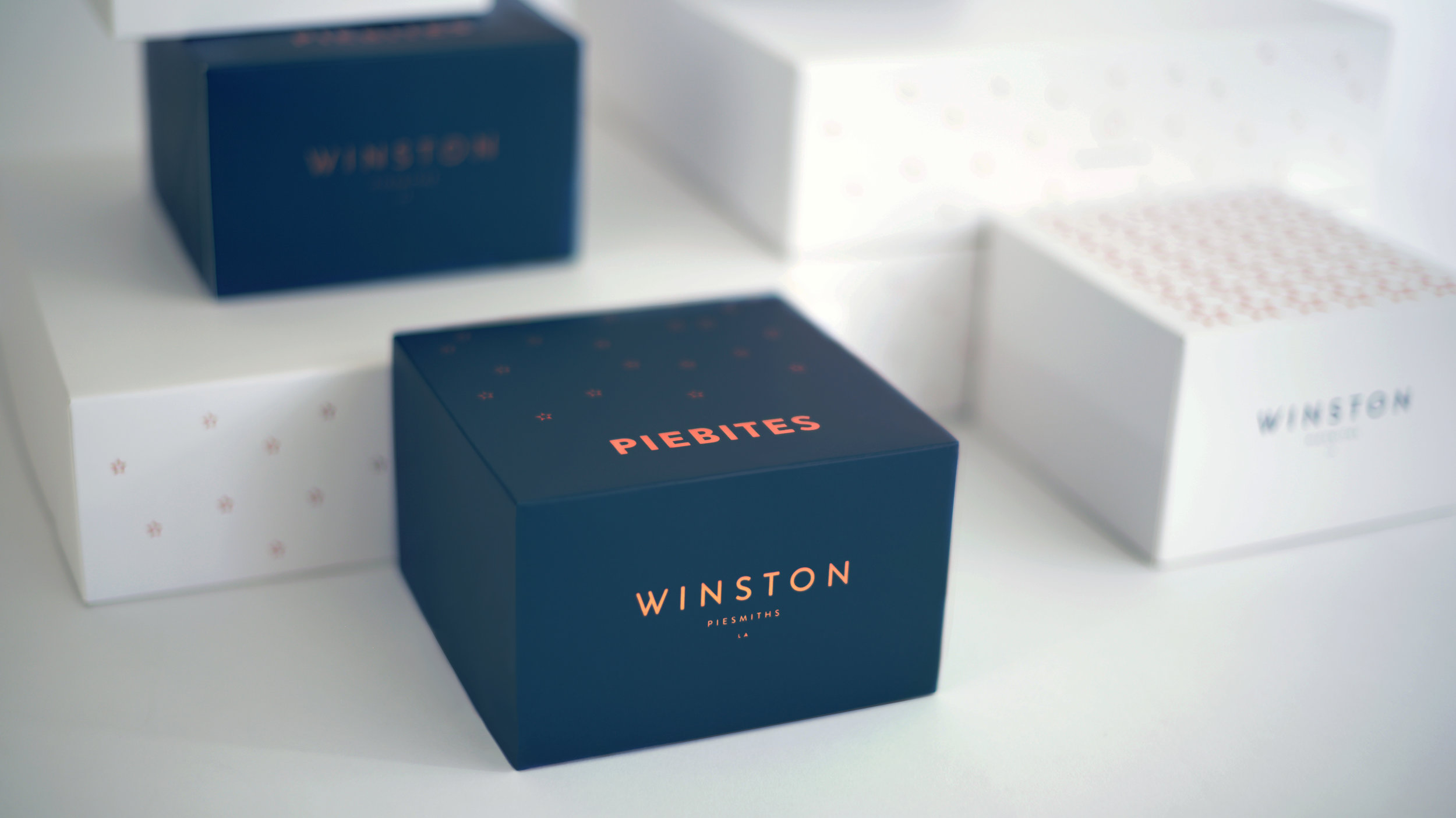 Custom packaging for Winston Pies