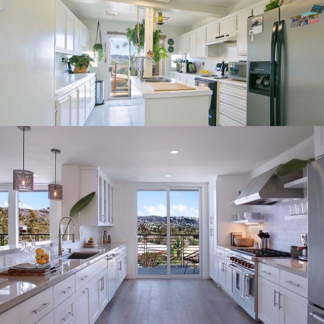 Ask and ye shall receive. Here's a before and after for you from Laguna Beach. We're starting #beforeandafterthursday around here! Mark your calendars! 🖊📅