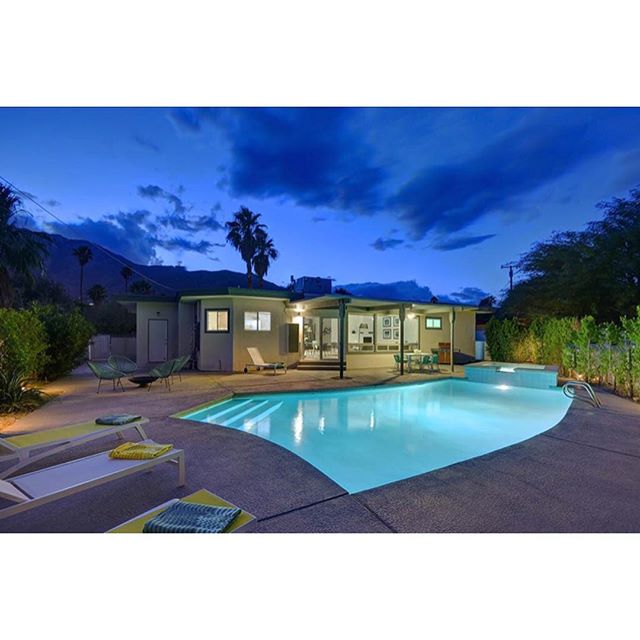 Look what we just shot. Not the sherif!? This great Palm Springs rental that we designed, furnished, and styled. Vacation anyone?!?