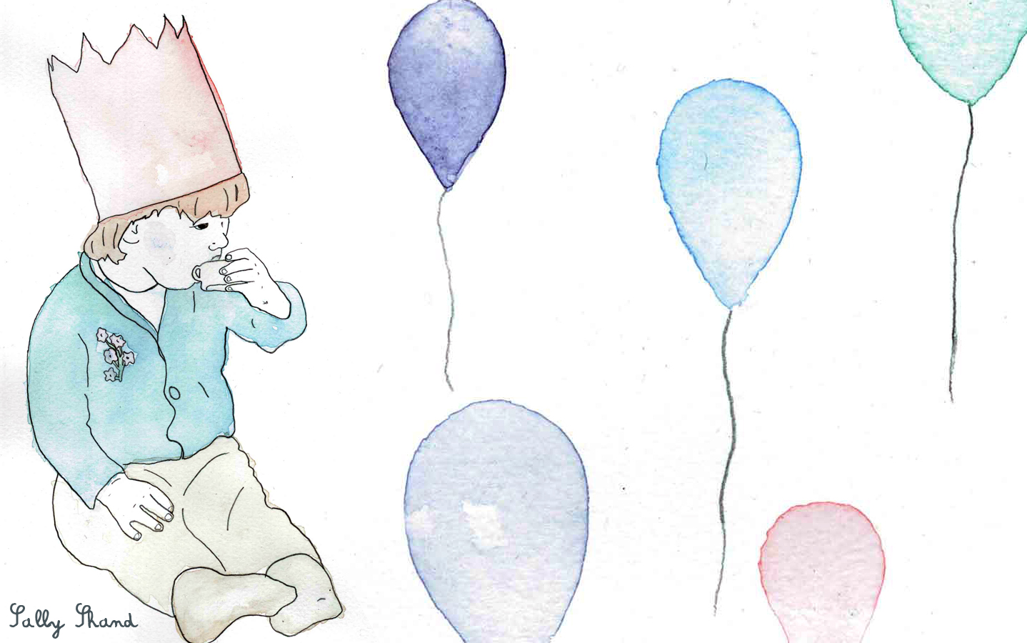 A selection of sweet illustrations by the talented Sally Shand