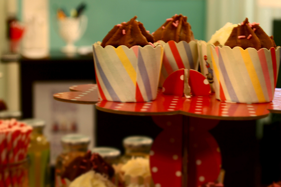 Sample the master vegan baker's cupcakes.