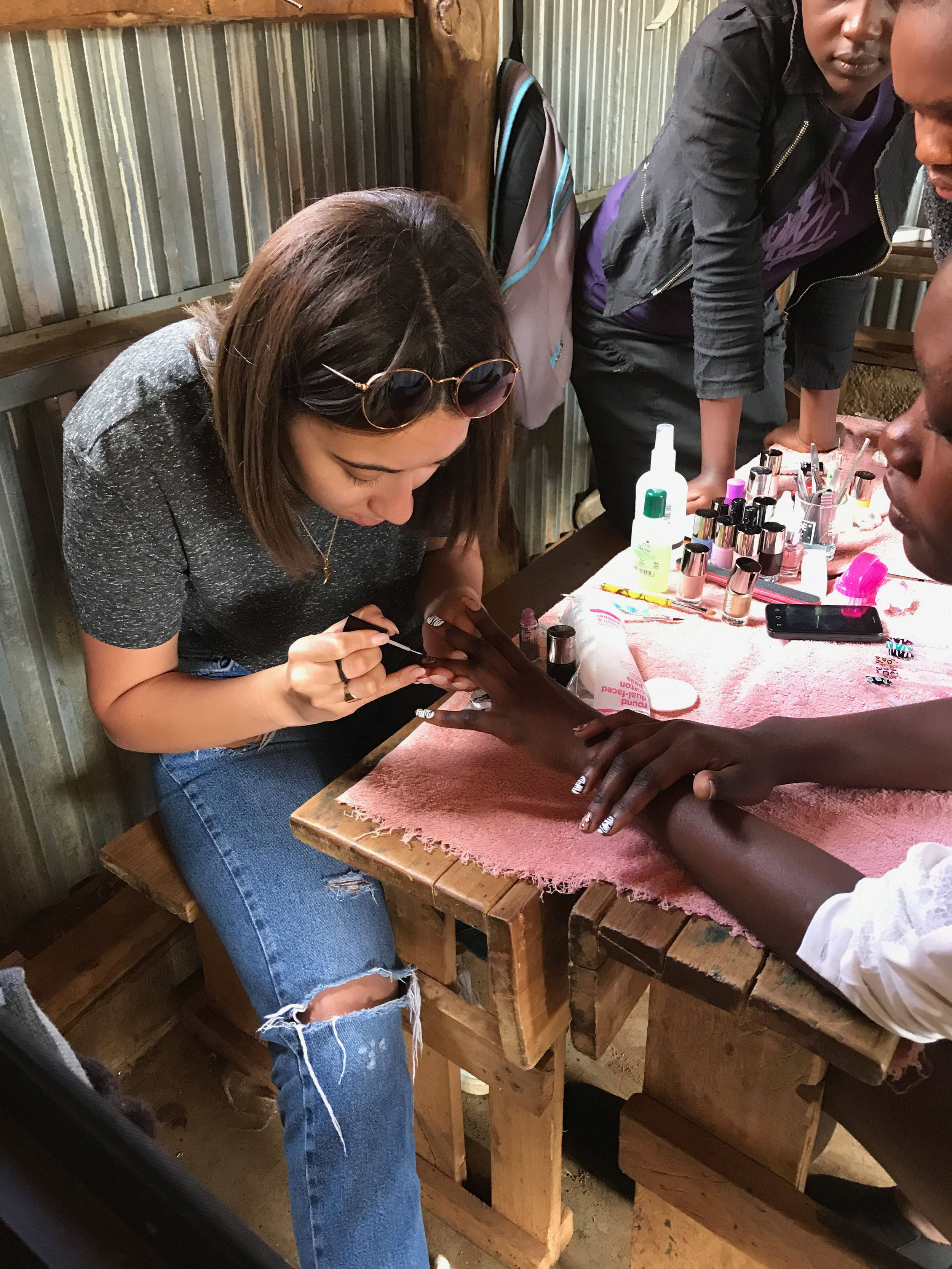 Imarni teaching nail art.jpg