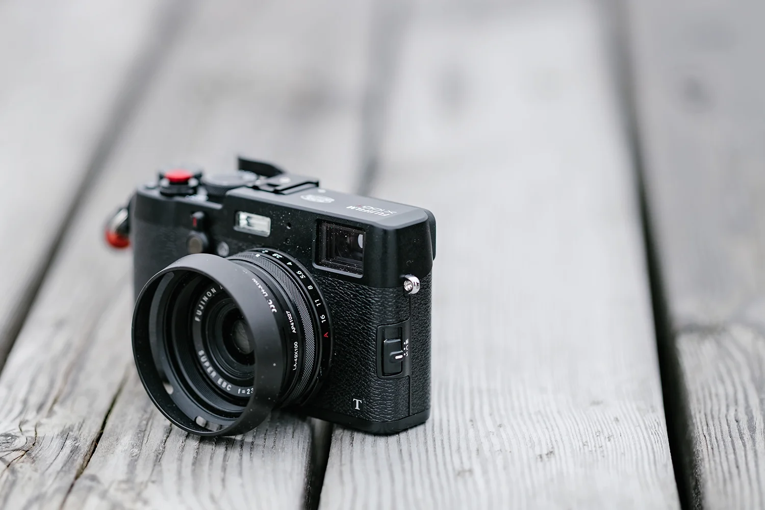 My for the occasion, very dusty X100T.