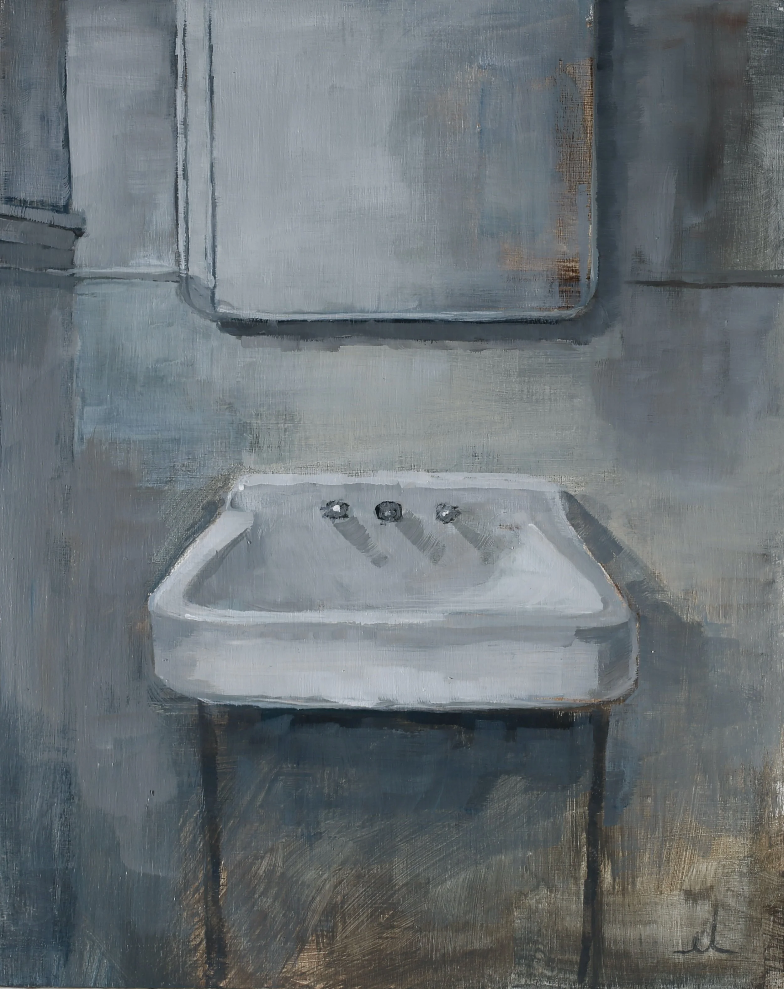 Bathroom Sink - Gray