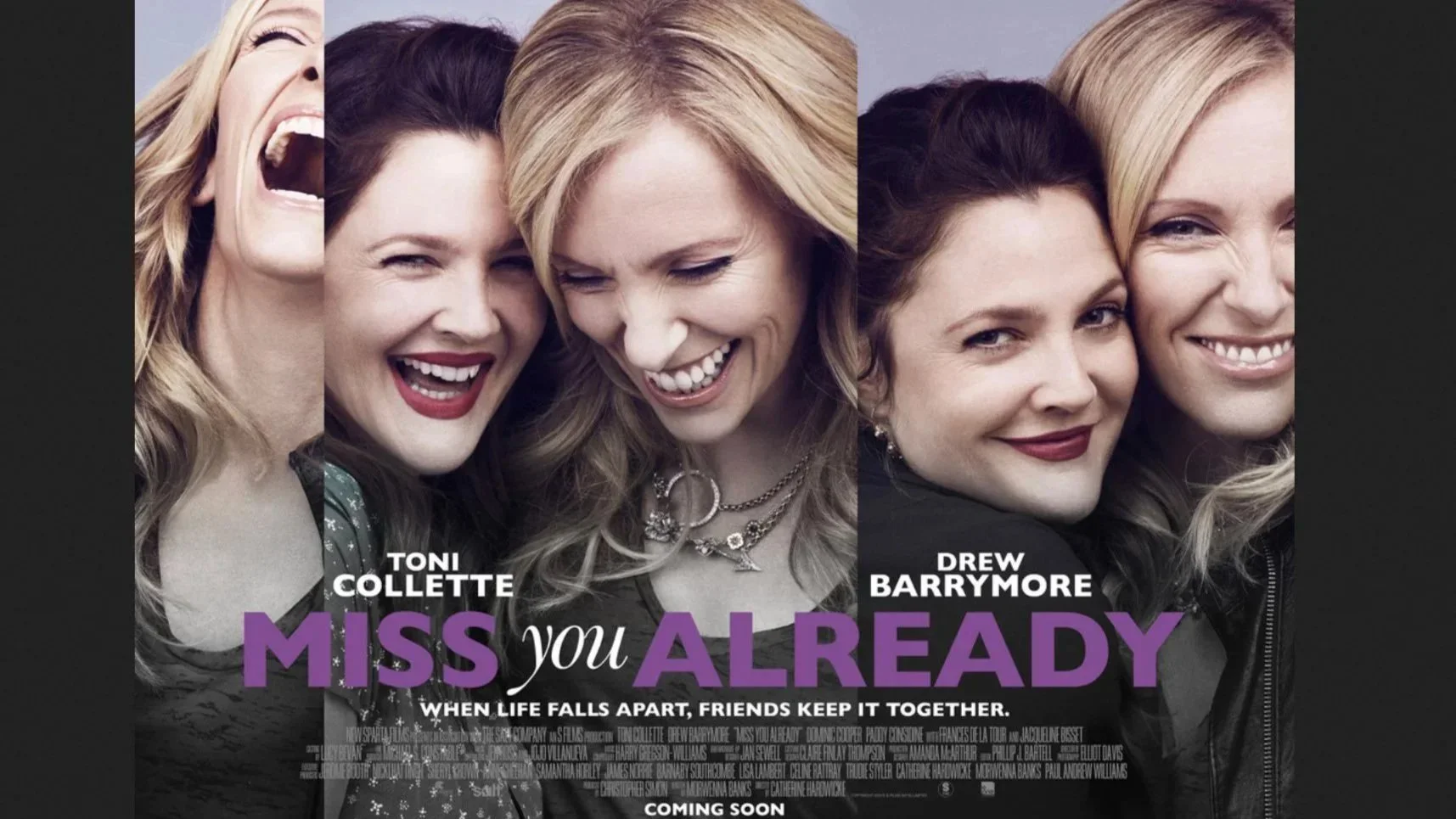 Miss You Already (Feature Film) Production Sound Mixer, Kieron Wolfson