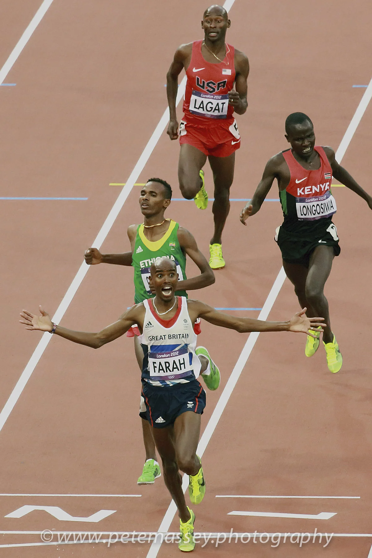 Mo Farah, 5000m Gold, London Olympics 2012, UK
