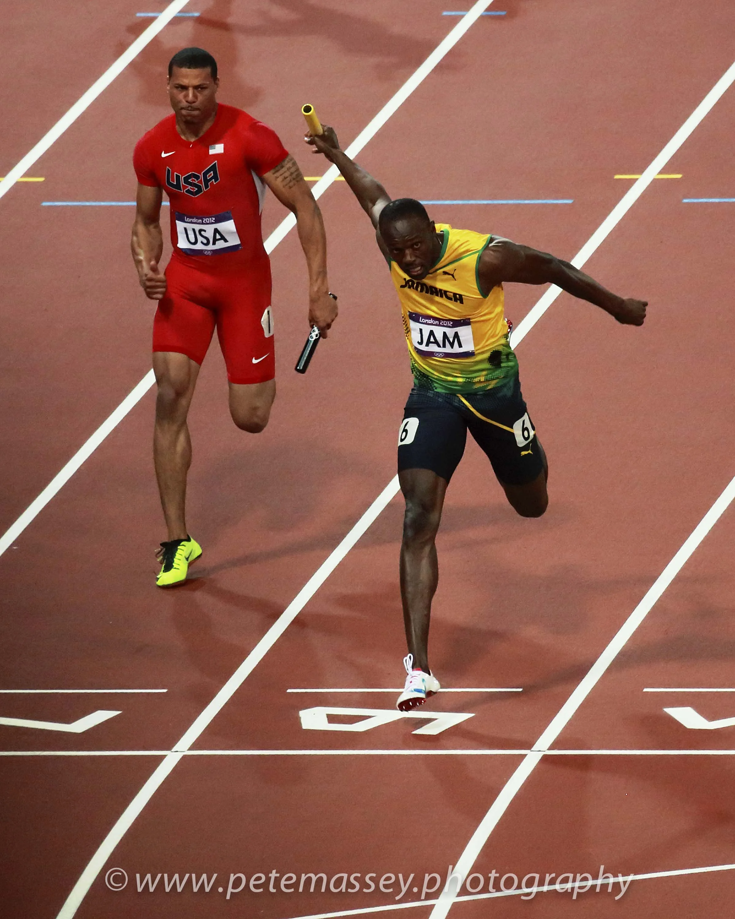 Usain Bolt, 4x100m Relay Gold, London Olympics 2012, UK