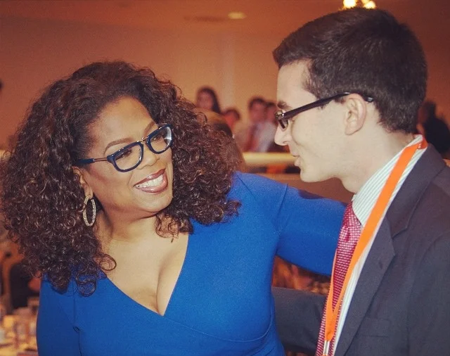 Oprah Winfrey includes Sean in beginning remarks at Syracuse University 