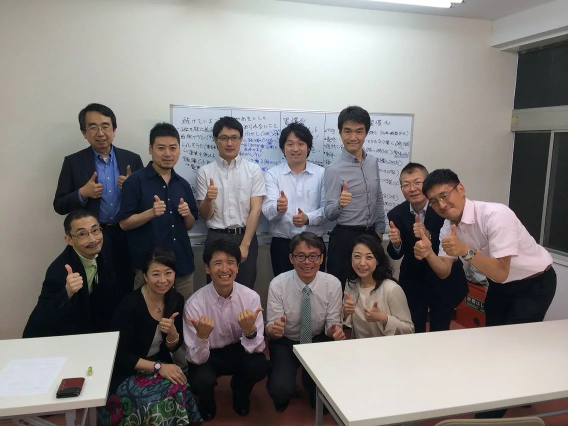 最後に全員で集合写真。いい笑顔ですね。